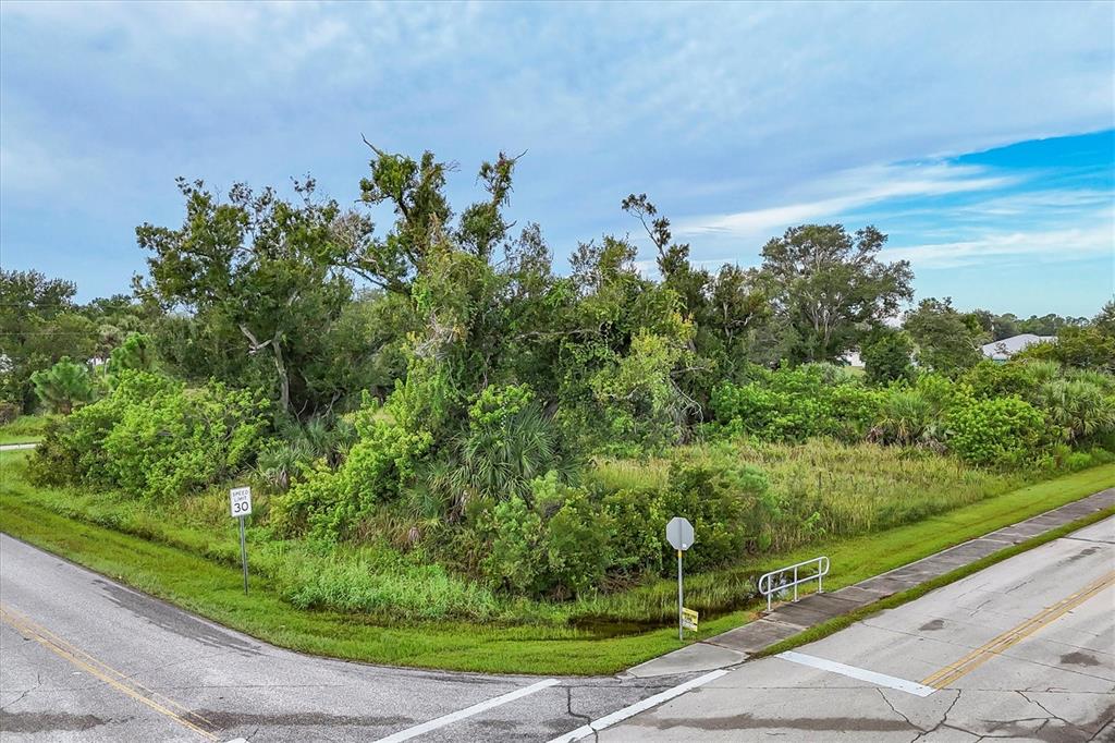 3285 South Access Road Englewood, FL 34224 - Photo 9 of 20 a view of a garden with a building in the background