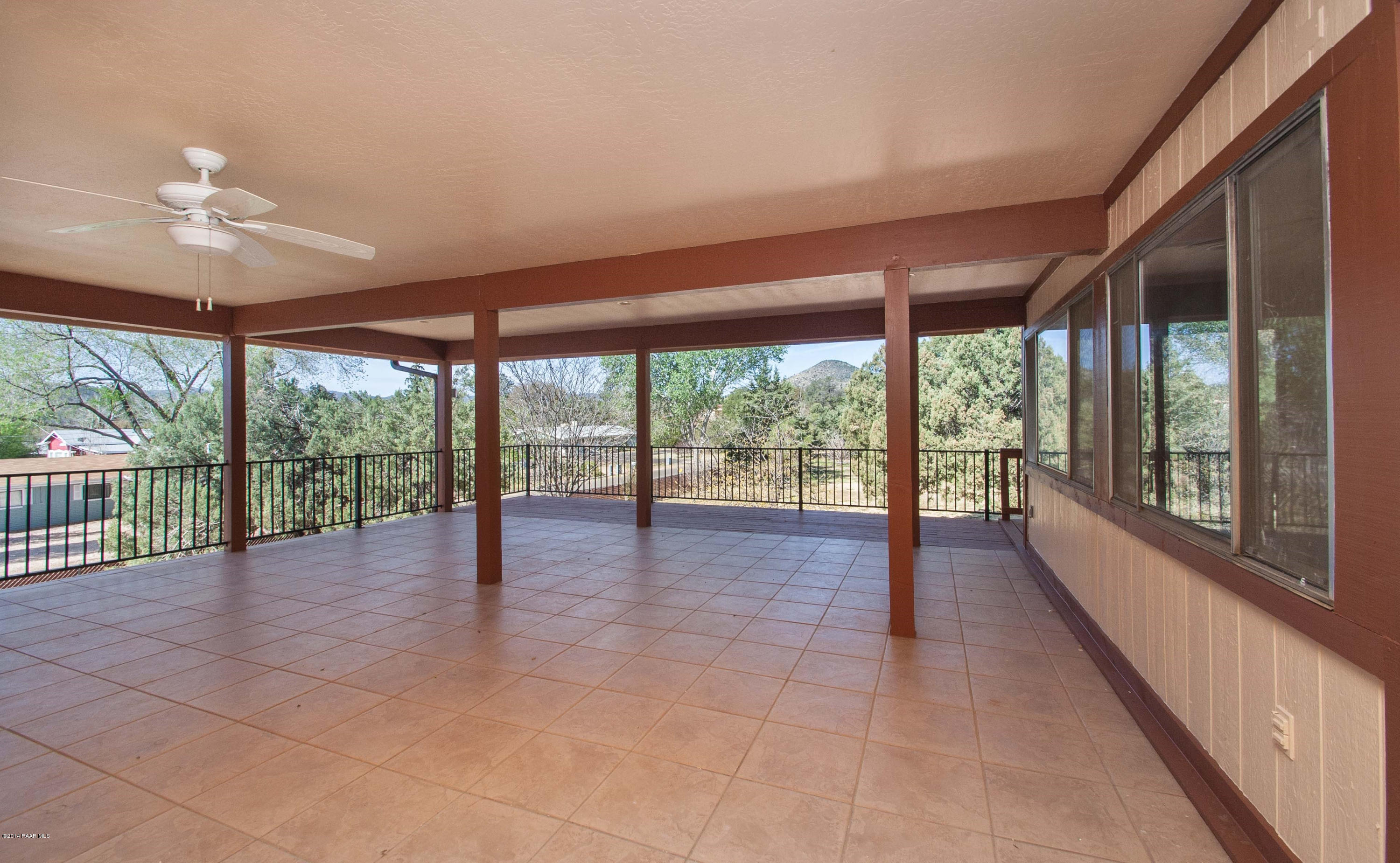 3004 Hozoni Road Prescott, AZ 86305 - Photo 4 of 23 Hozoni 922 sq ft covered deck with acces