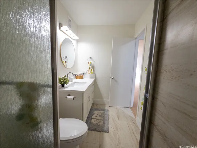 a workspace with furniture and window