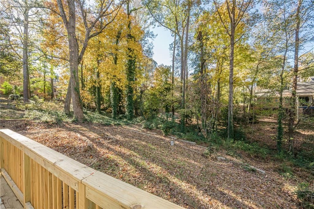 4147 Scofield Place Stone Mountain, GA 30083 - Photo 53 of 56 a view of a yard with trees
