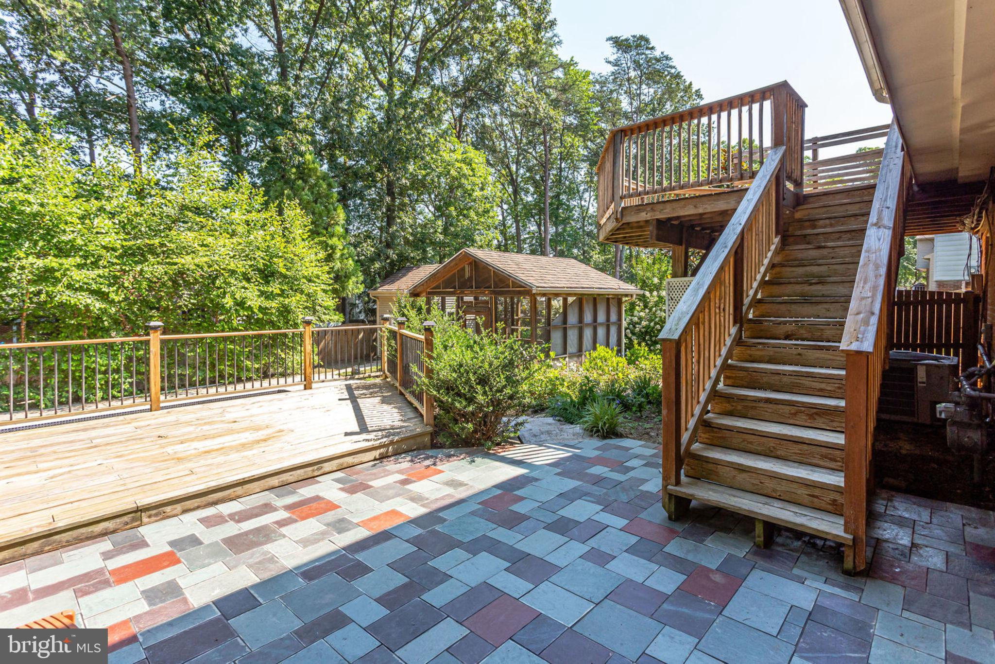 8408 Chervil Road Lanham, MD 20706 - Photo 23 of 31 Exterior Rear Deck & Patio