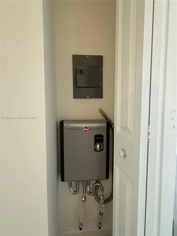 a view of a bathroom from a hallway