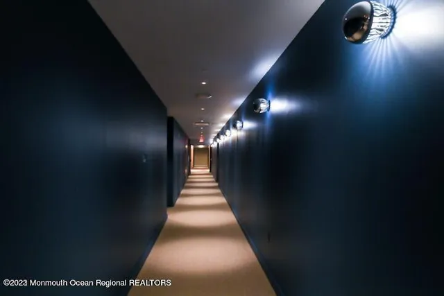 a view of a building with a balcony