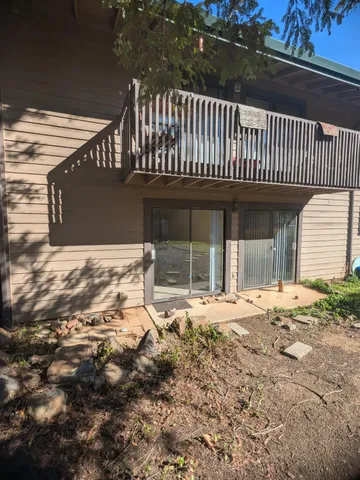a view of a house with a porch