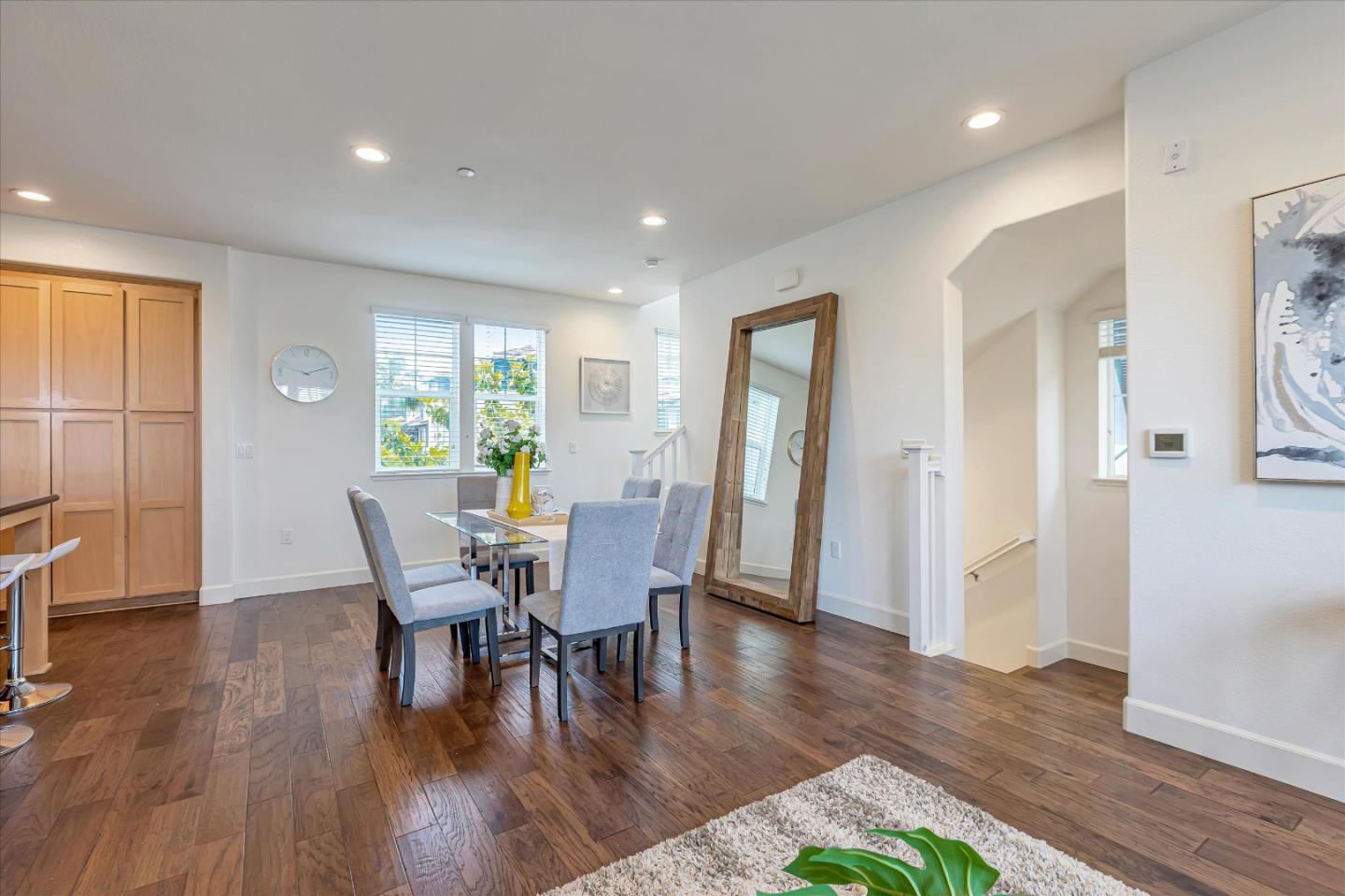 103 Incense Terrace Sunnyvale, CA 94086 - Photo 13 of 42 a view of a dining room with furniture window and wooden floor