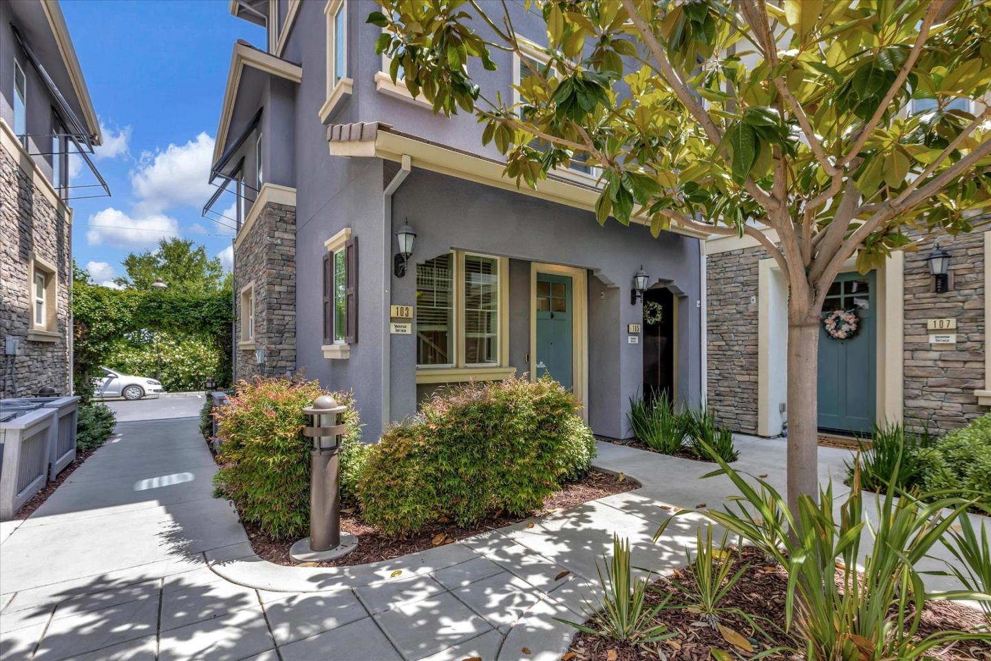 103 Incense Terrace Sunnyvale, CA 94086 - Photo 2 of 42 a front view of a house with garden