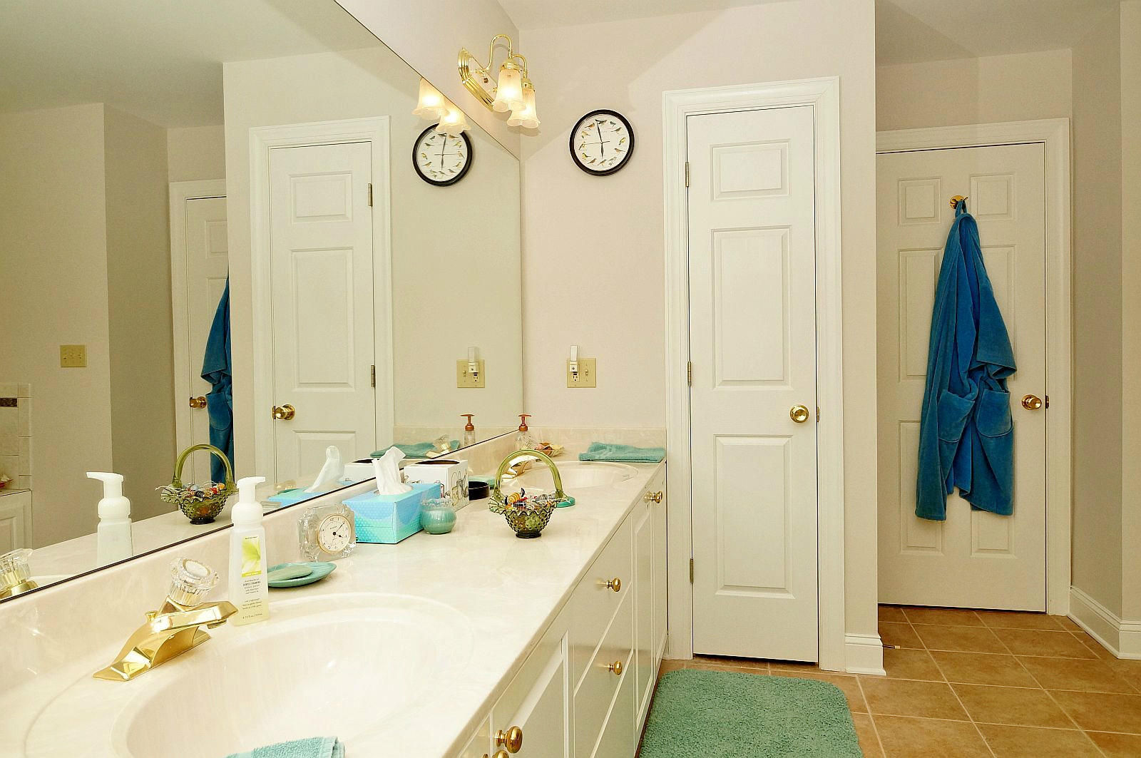 925 Somerset Cove Road Union Hall, VA 24176 - Photo 16 of 35 a bathroom with a sink and a mirror