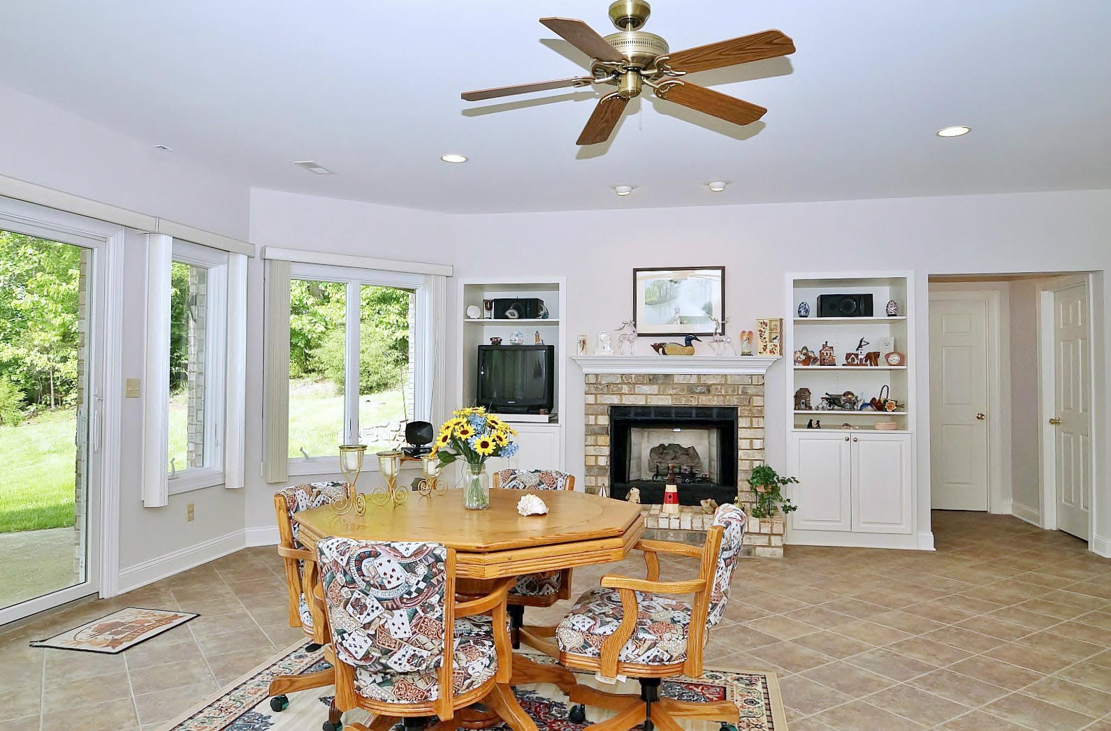 925 Somerset Cove Road Union Hall, VA 24176 - Photo 22 of 35 a living room with furniture and a fireplace