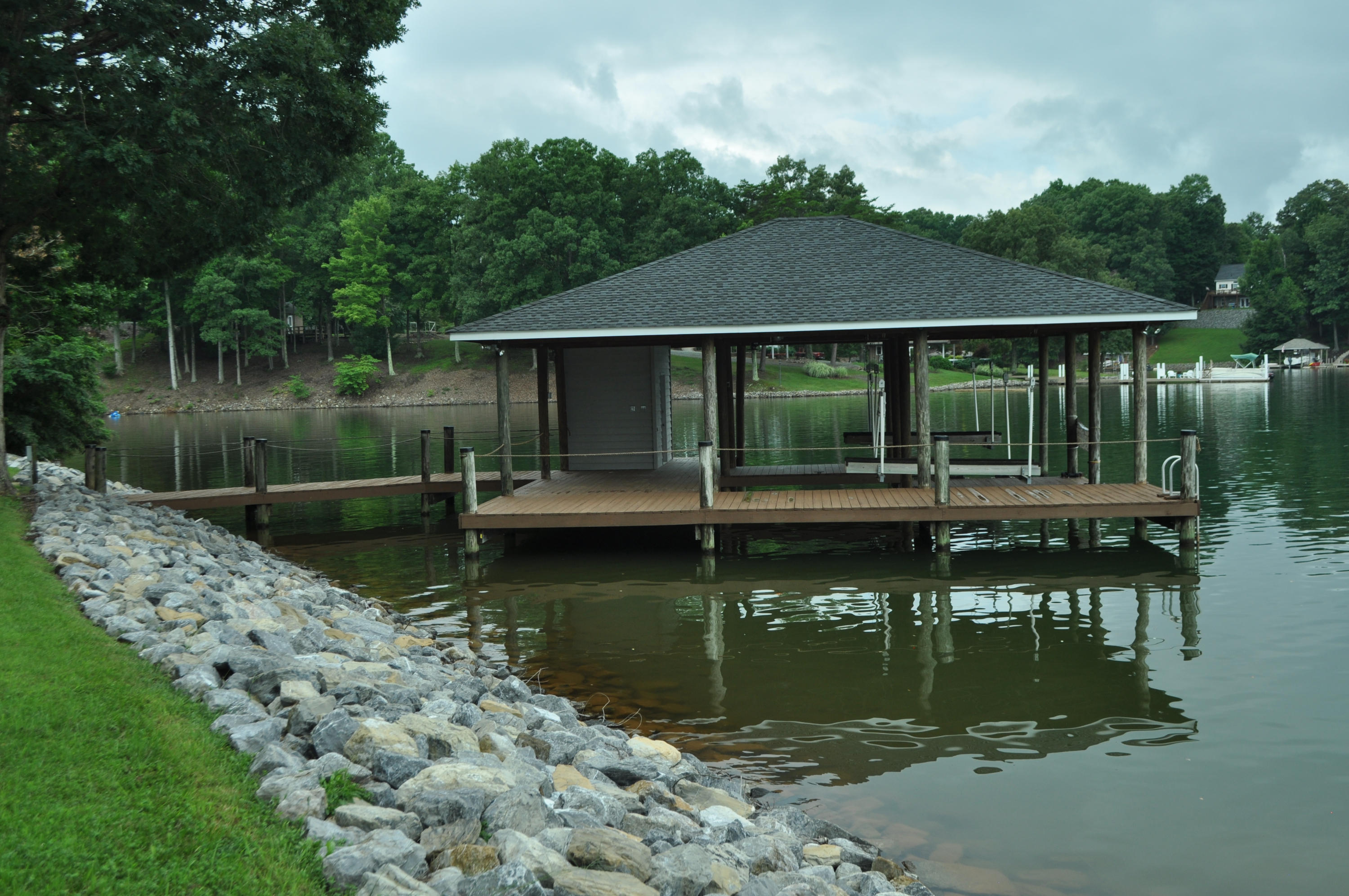 925 Somerset Cove Road Union Hall, VA 24176 - Photo 32 of 35 a view of swimming pool with a yard