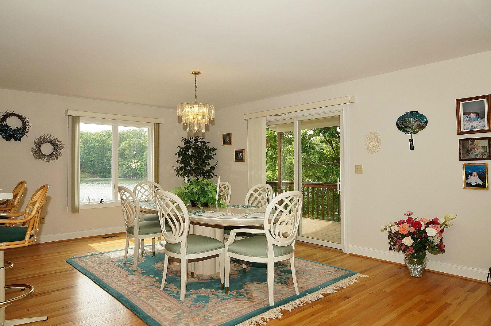 925 Somerset Cove Road Union Hall, VA 24176 - Photo 10 of 35 a view of a dining room with furniture window and wooden floor