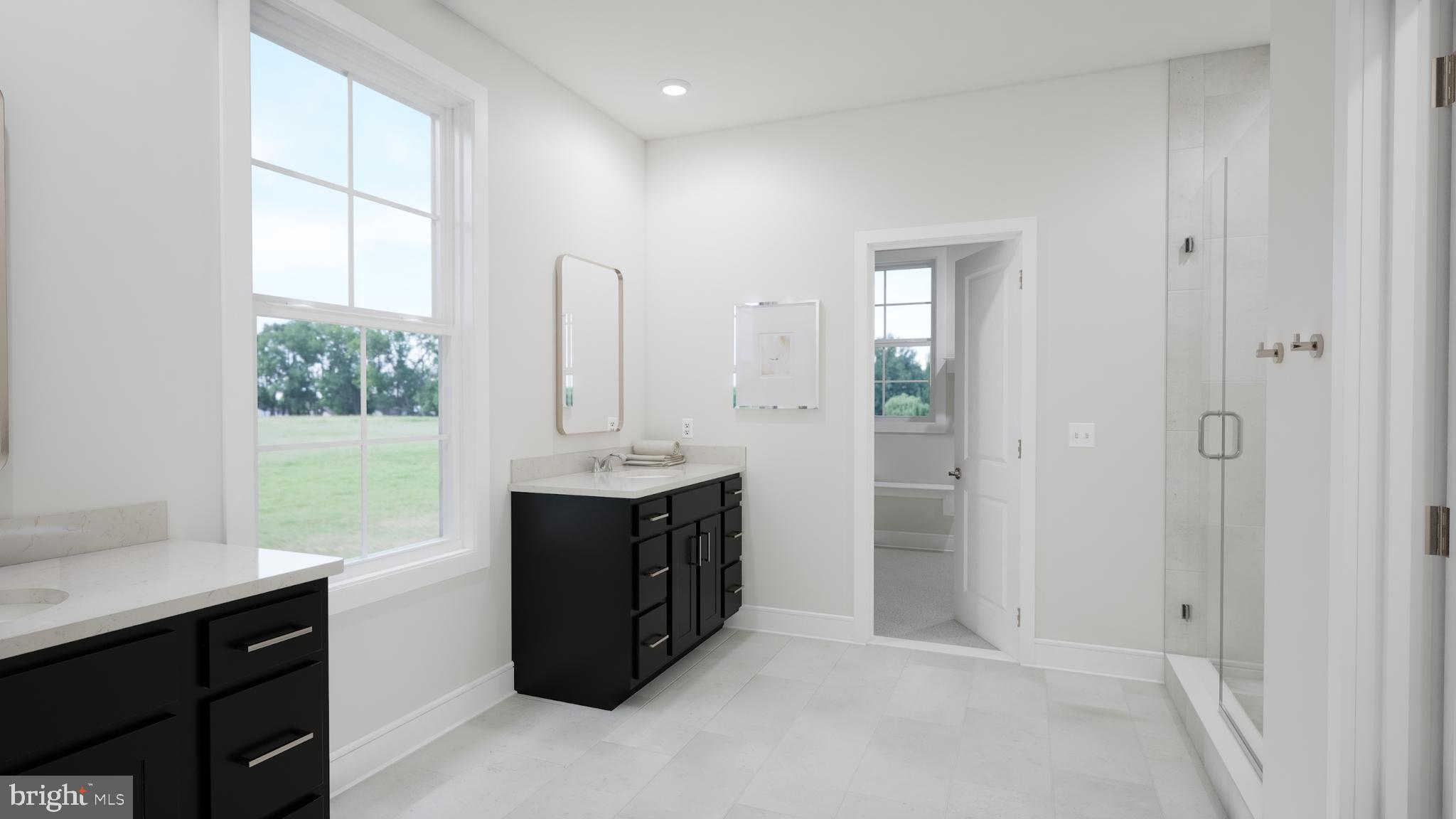 Snowden Bridge Boulevard, Unit SHELDON Stephenson, VA 22656 - Photo 19 of 53 a spacious bathroom with a granite countertop sink a toilet and with a vanity