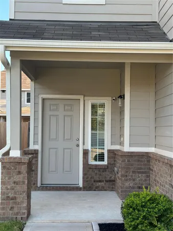 a view of entrance front of house