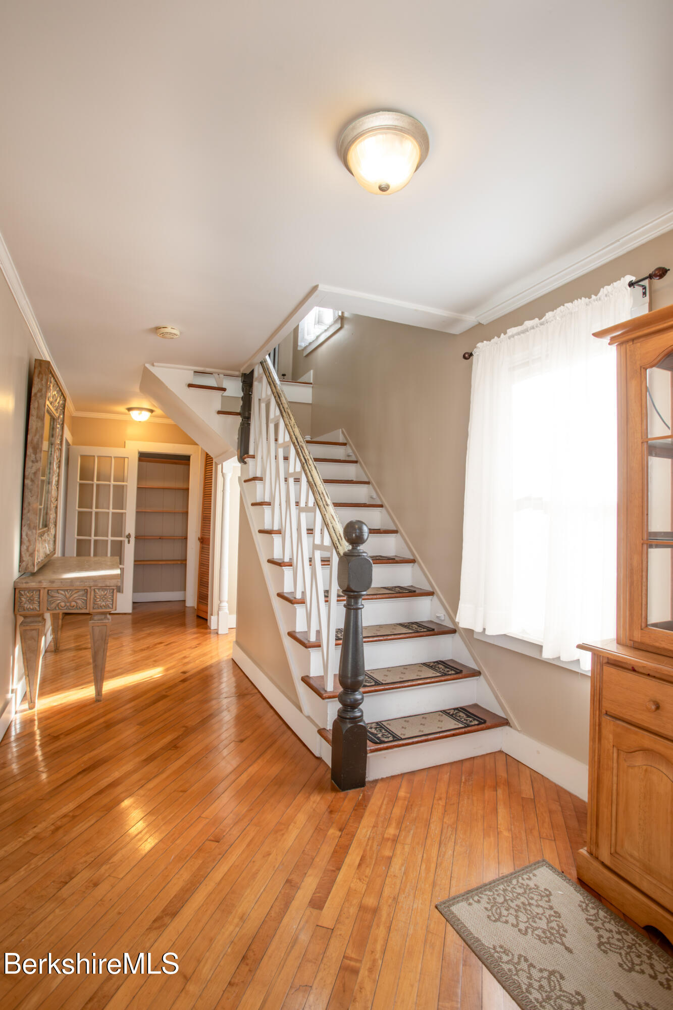 396 Maple Street Hinsdale, MA 01235 - Photo 22 of 47 a view of entryway and hall with wooden floor