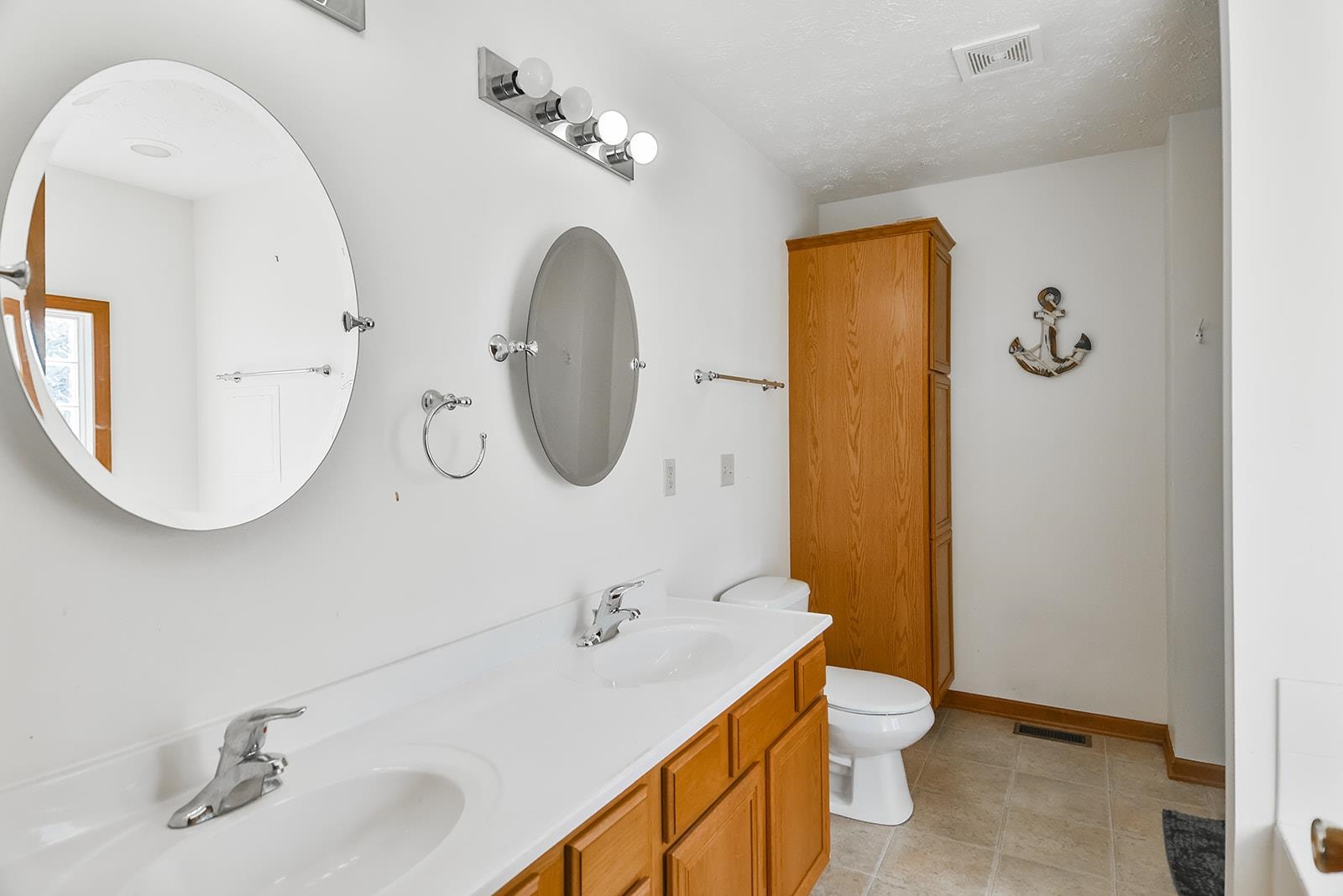 381 Red Fox Drive Davis Junction, IL 61020 - Photo 23 of 38 a bathroom with a toilet sink and mirror