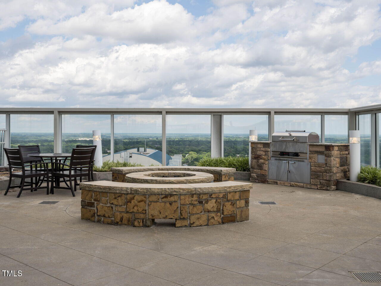 301 Fayetteville Street, Unit 2611 Raleigh, NC 27601 - Photo 42 of 44 a living room with furniture and large windows