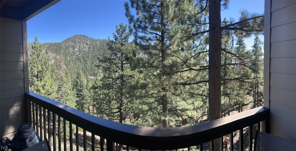 115 Tramway Drive, Unit 2 Stateline, NV 89449 - Photo 3 of 18 a view of a forest from a balcony