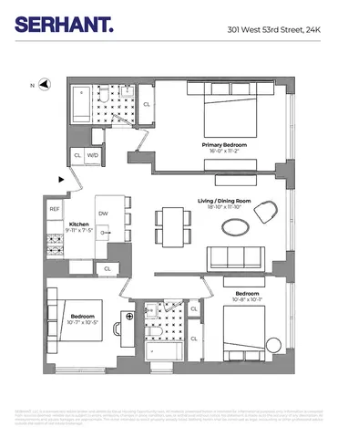 $8,300 | 301 West 53rd Street, Unit 24K | Hell's Kitchen
