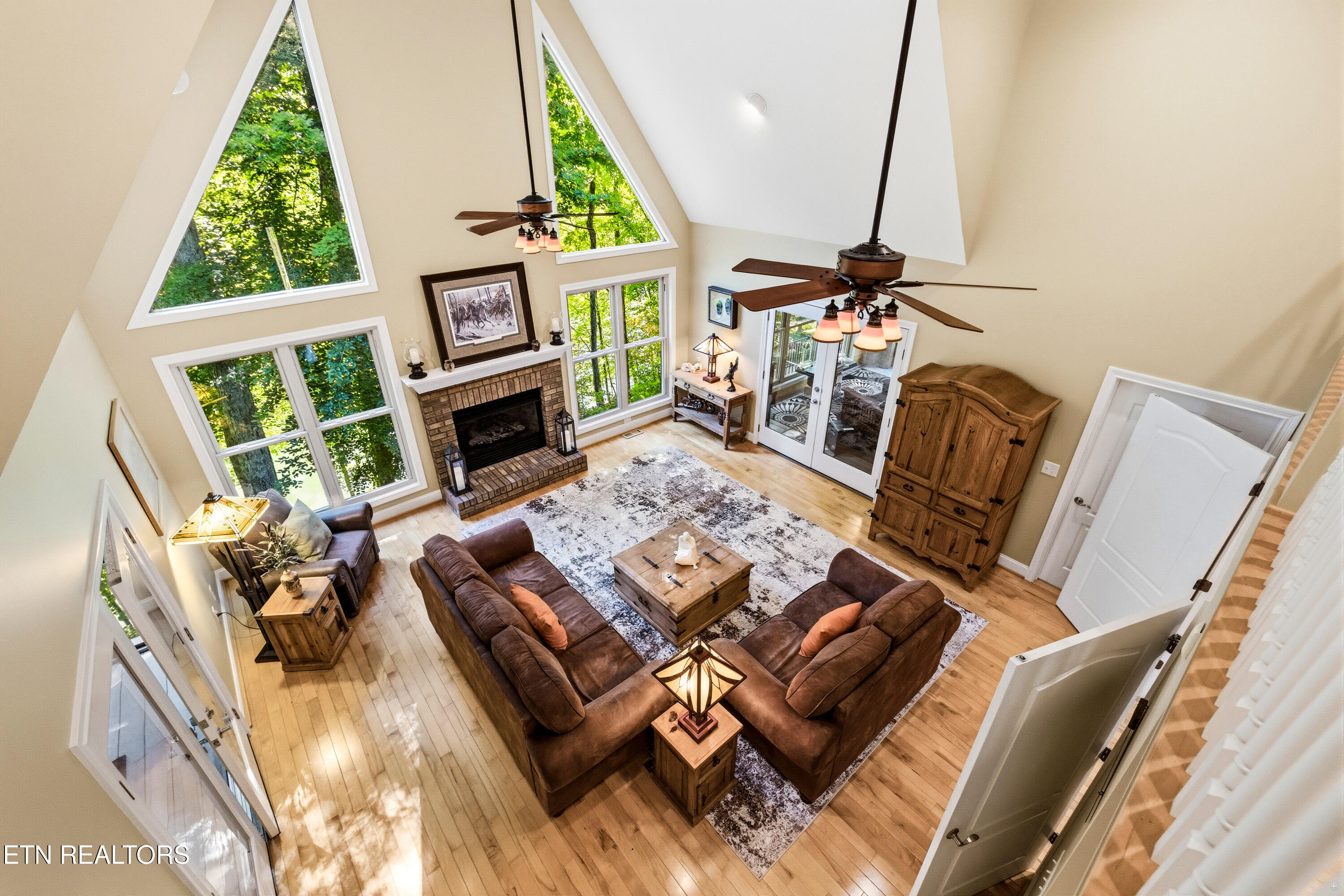 127 Ridgeland Lane Sharps Chapel, TN 37866 - Photo 14 of 52 View of living room from upstairs