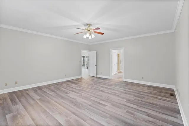 wooden floor in an empty room