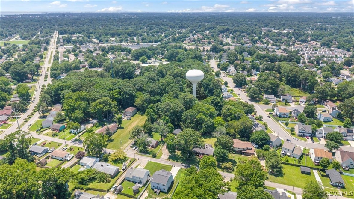 43 Franktown Road Hampton, VA 23663 - Photo 15 of 47 Aerial view of property's location featuring nearb
