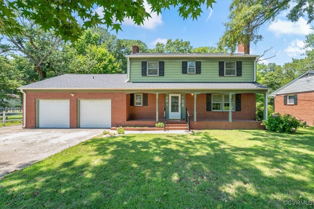 43 Franktown Road Hampton, VA 23663 - Photo 2 of 47 Traditional-style house with a chimney, an attache
