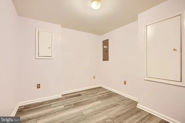 a view of a backyard with a garden