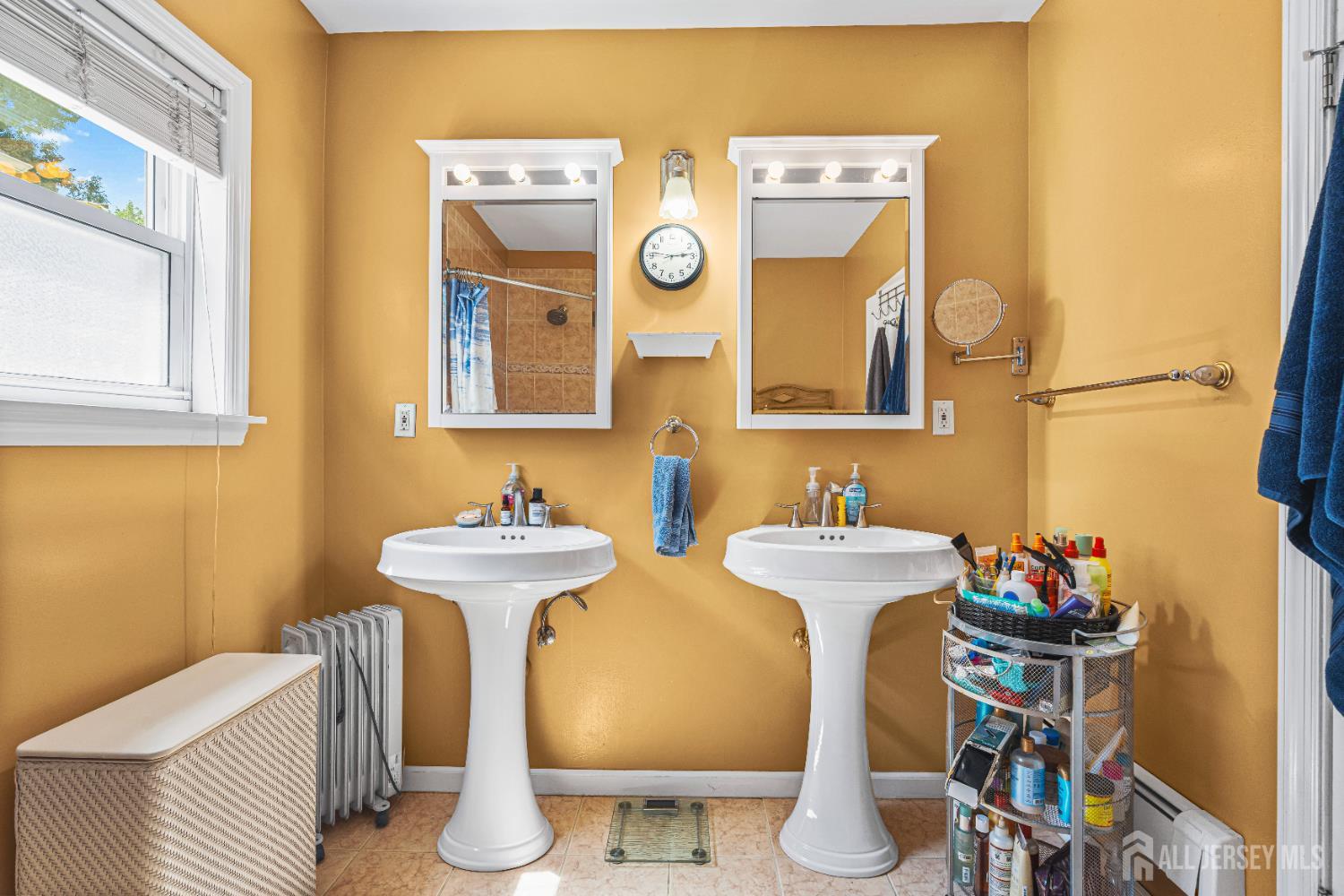 305 Penfield Place Dunellen, NJ 08812 - Photo 27 of 53 a bathroom with a sink and a mirror