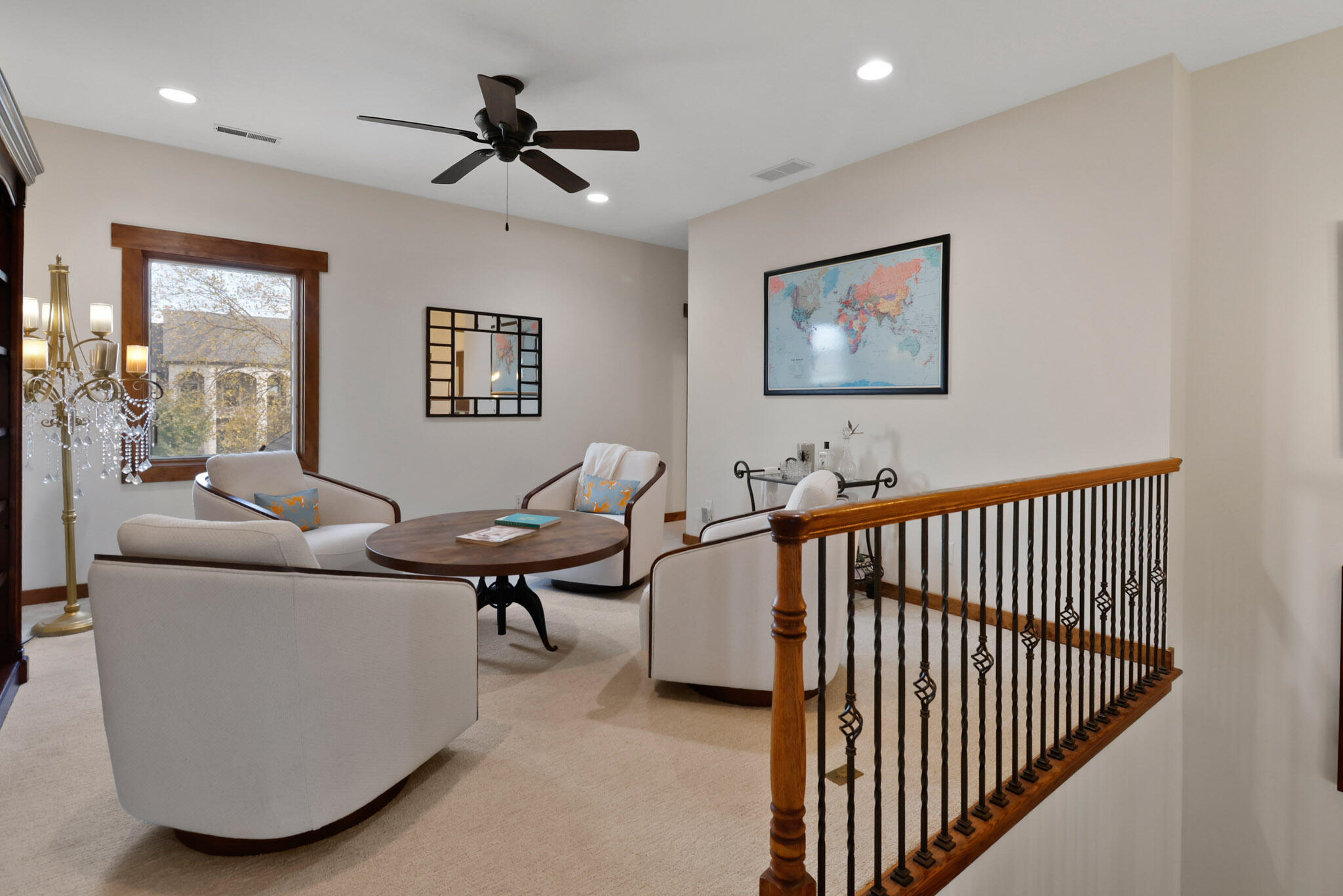 10380 Doubletree Drive South Crown Point, IN 46307 - Photo 38 of 80 a living room with furniture and a window