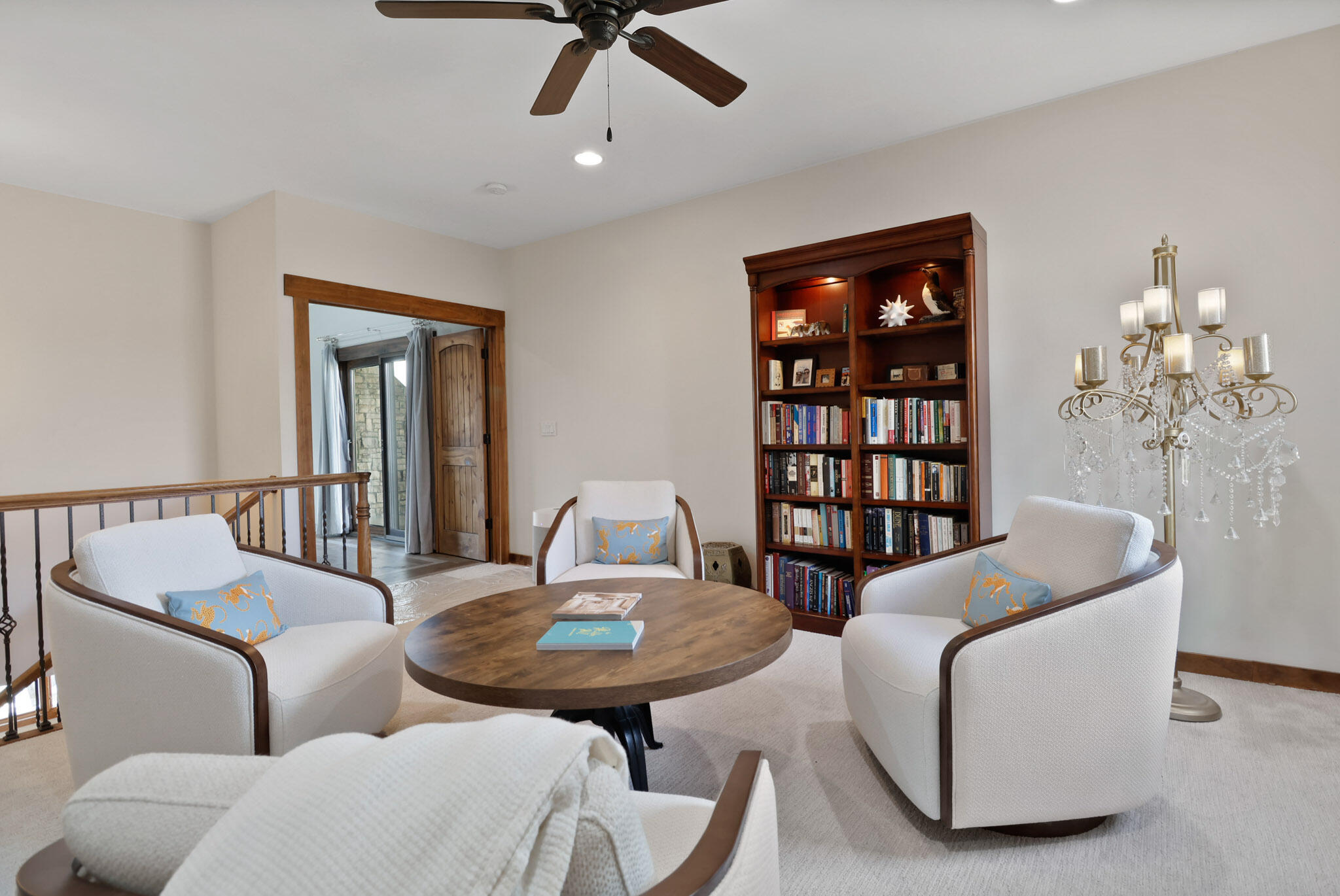 10380 Doubletree Drive South Crown Point, IN 46307 - Photo 39 of 80 a living room with furniture and a potted plant
