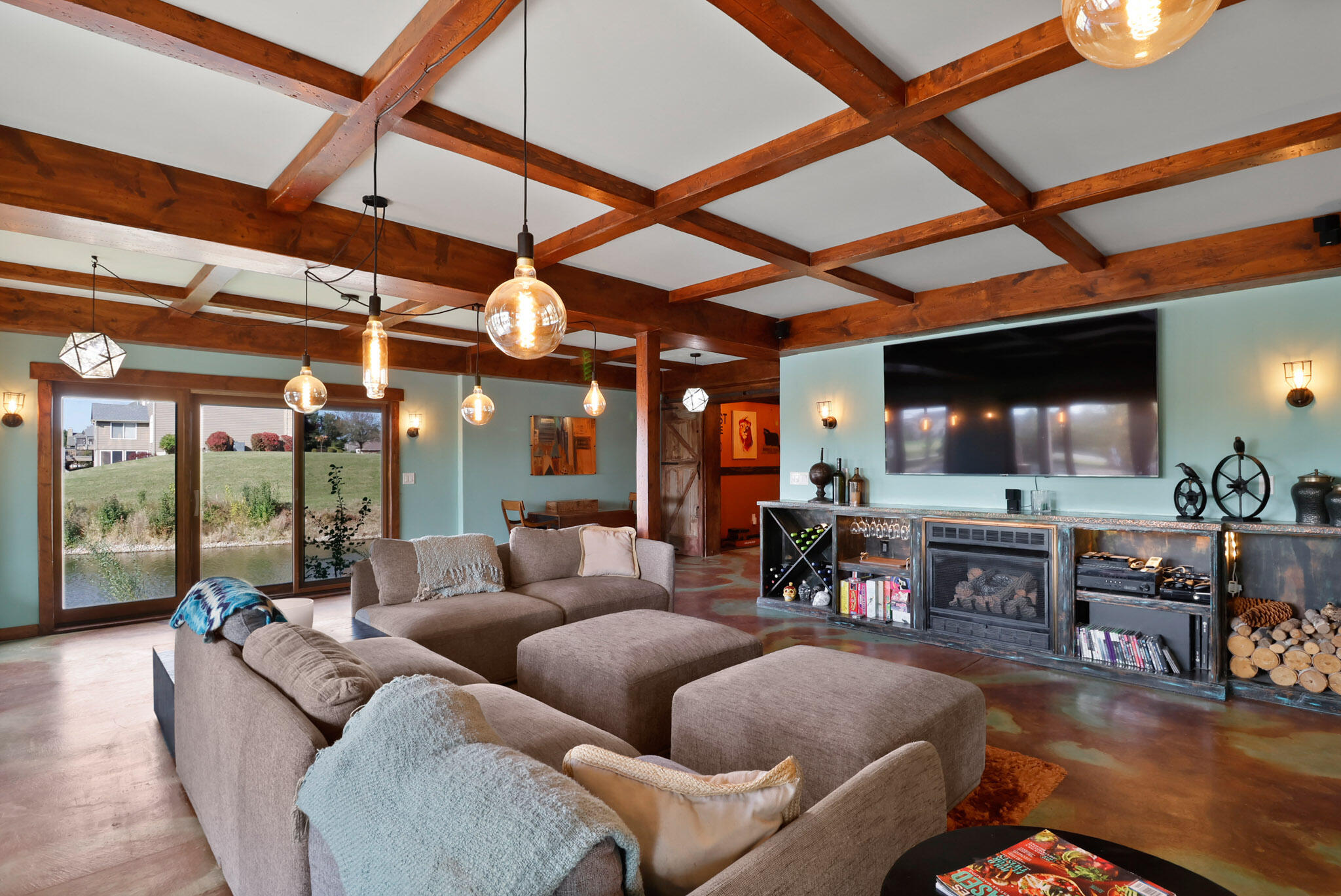 10380 Doubletree Drive South Crown Point, IN 46307 - Photo 65 of 80 a living room with furniture and a large window