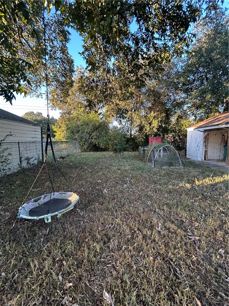 1041 East 5th Street Alice, TX 78332 - Photo 18 of 19 a backyard of a house with lots of green space