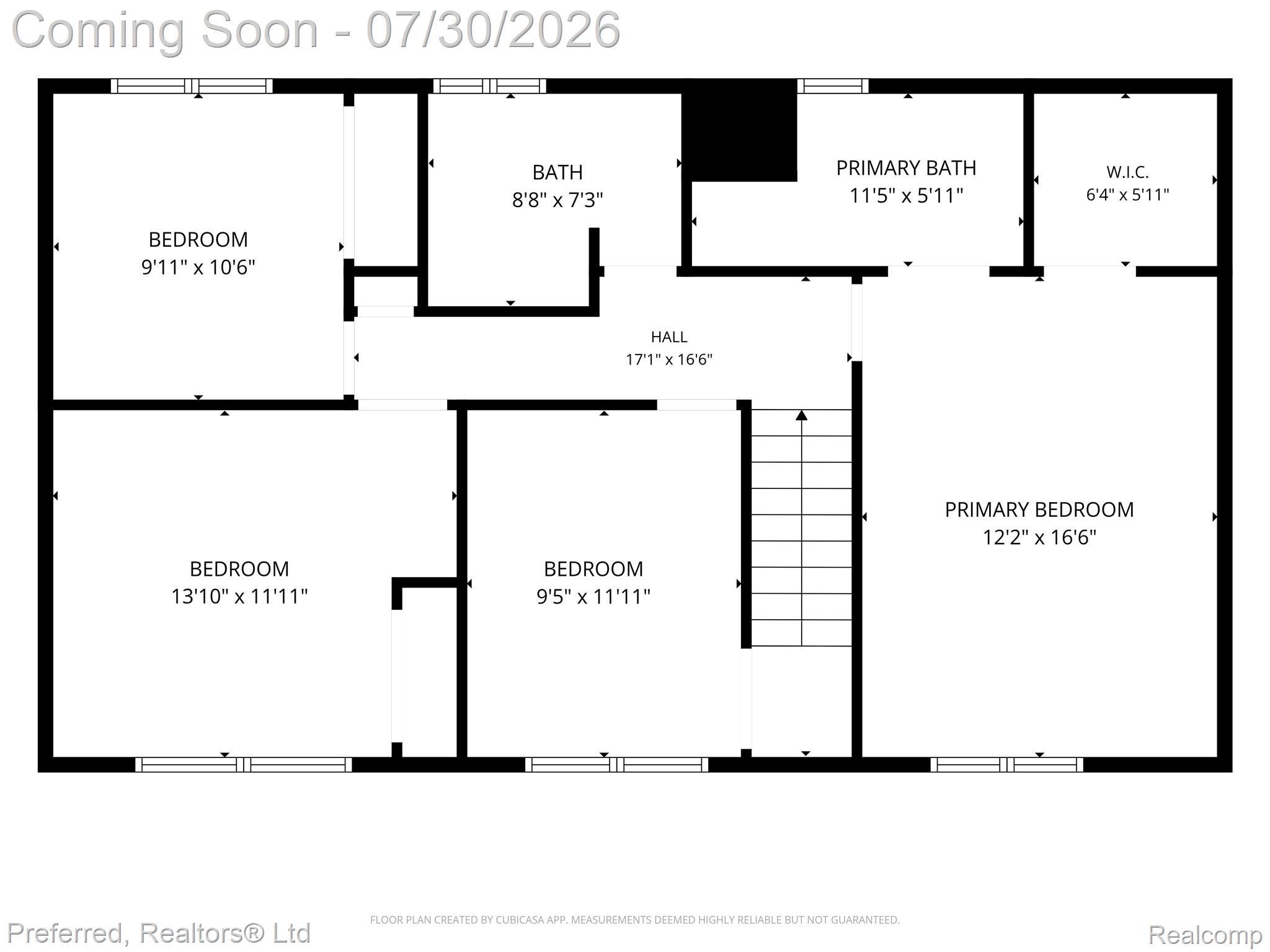 43151 Avon Road Canton, MI 48187 - Photo 63 of 65 2nd_floor_43151_avon_rd_canton_township_with_dim.jpg