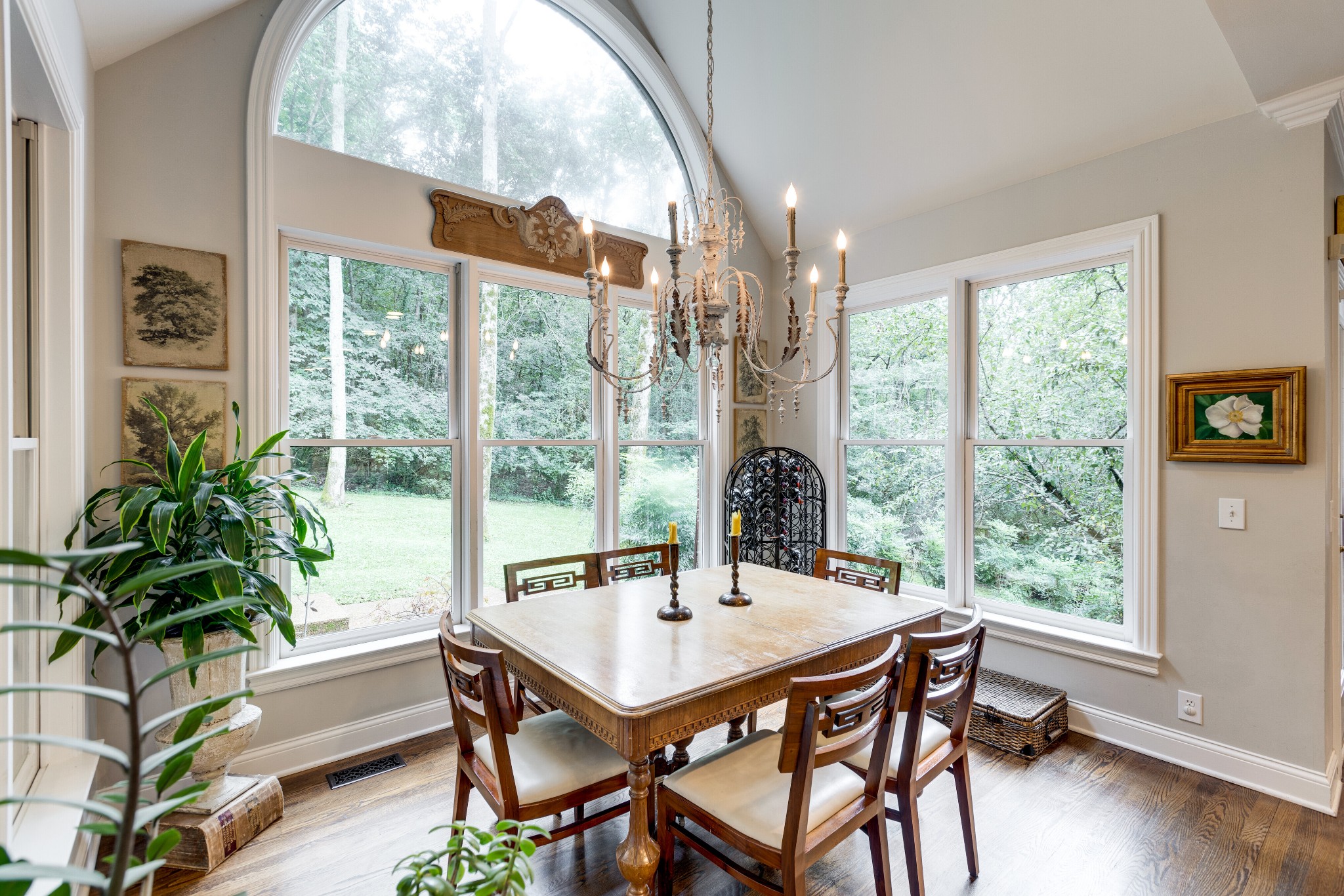 232 Bramerton Court Franklin, TN 37069 - Photo 18 of 58 a view of a dining room with furniture window and wooden floor