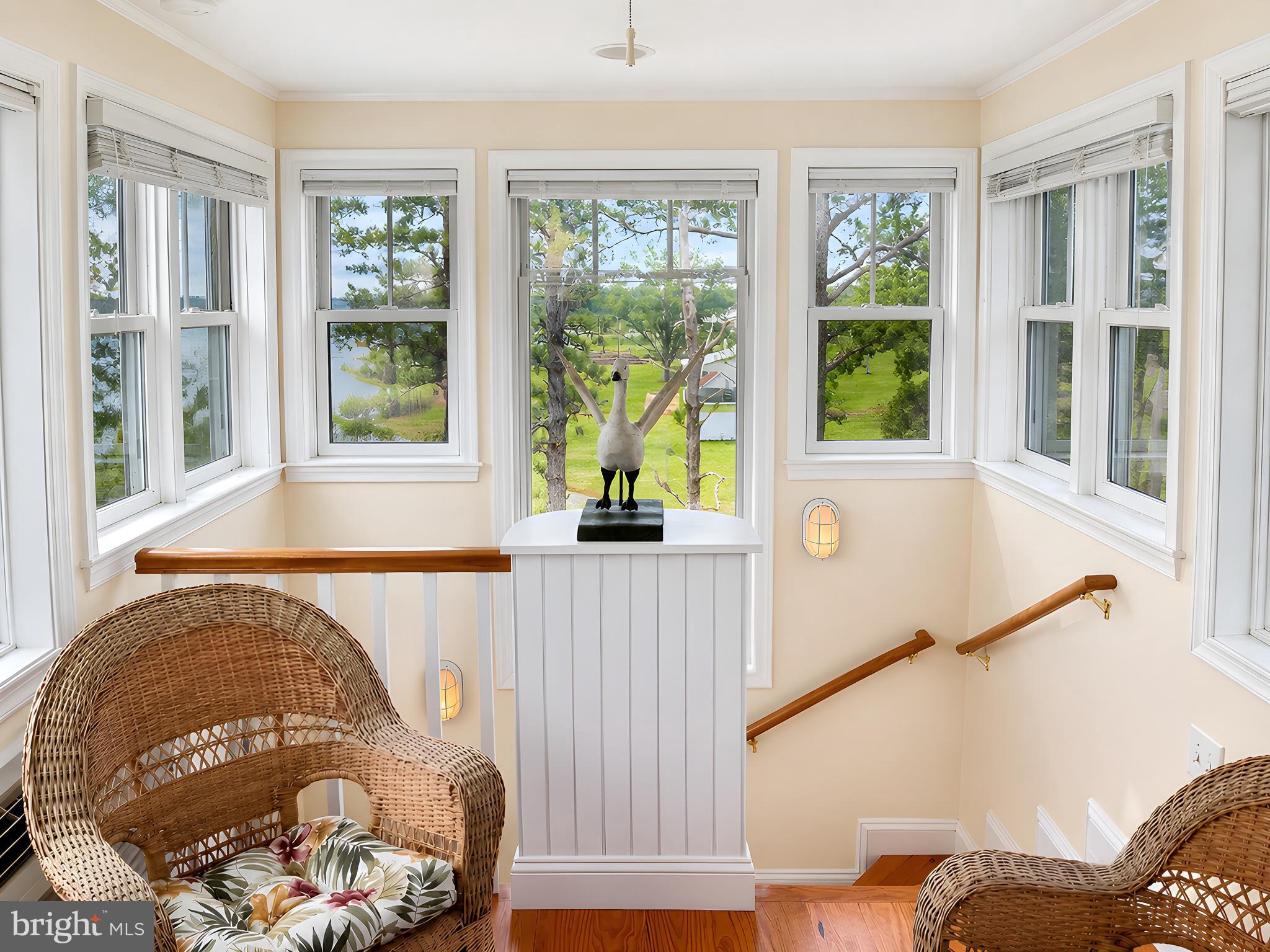16144 Thomas Road Piney Point, MD 20674 - Photo 64 of 98 Sunroom / Loft with 180 degree Water Views