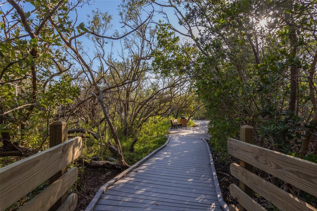 560 Gulf Bay Road Longboat Key, FL 34228 - Photo 37 of 38 a park view with wooden floor and trees