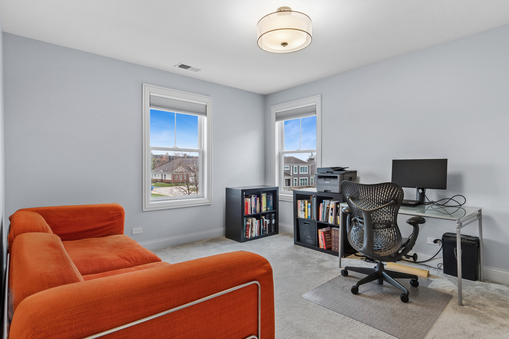1759 Provenance Way Northbrook, IL 60062 - Photo 29 of 38 a bedroom with a workspace and a couch