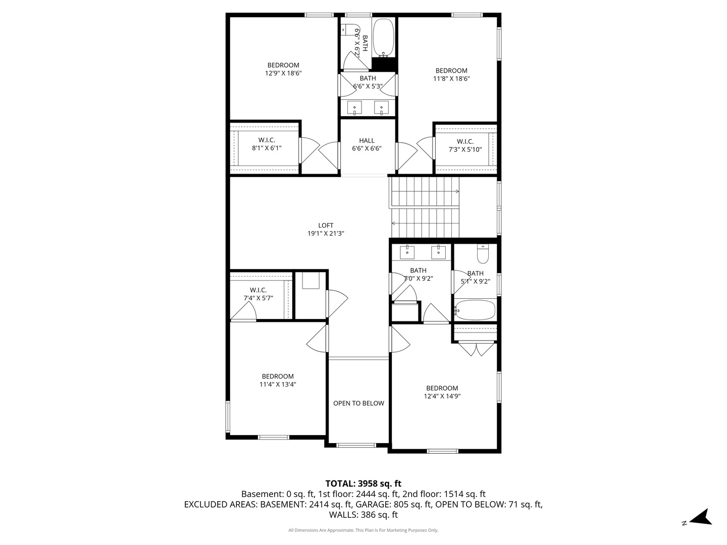 1759 Provenance Way Northbrook, IL 60062 - Photo 37 of 38 a black and white photo of a picture