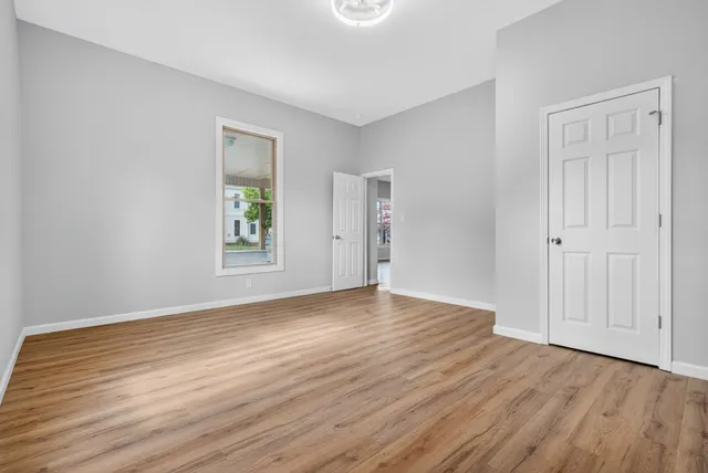 a view of an entryway with staircase