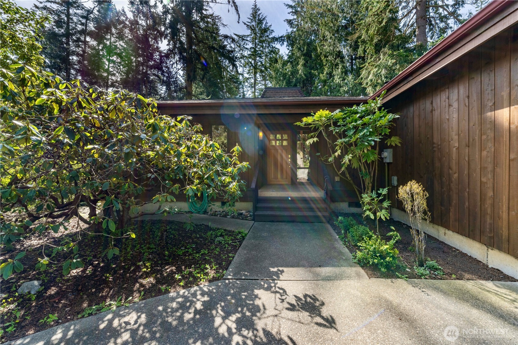 182 Sunset Place Sequim, WA 98382 - Photo 3 of 18 a view of balcony with wooden floor