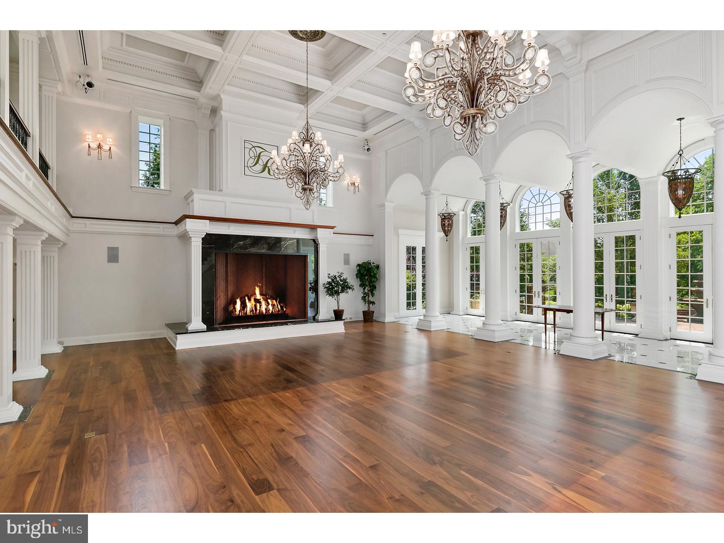 628 Windsock Way Moorestown, NJ 08057 - Photo 10 of 50 a view of a livingroom with fireplace and wooden floor