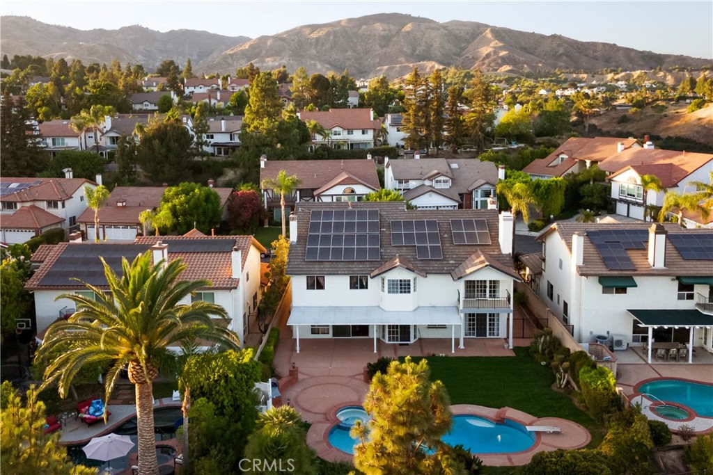 18134 Sandringham Court Porter Ranch, CA 91326 - Photo 45 of 46 DRONE VIEW 4