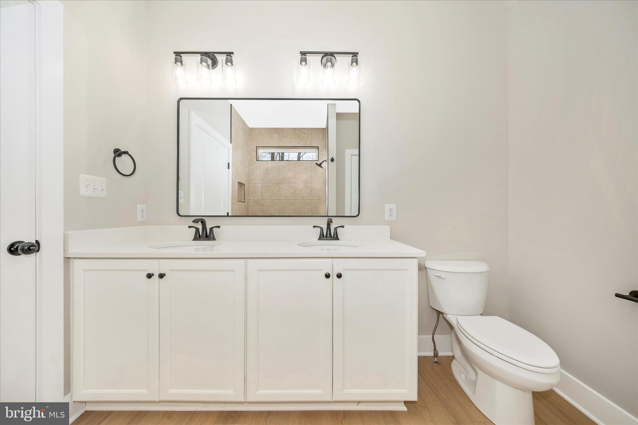 7816 Fairplay Road Fairplay, MD 21733 - Photo 19 of 34 a bathroom with a toilet a sink and mirror