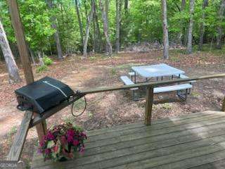 478 Flat Top Road, Unit 6 Young Harris, GA 30582 - Photo 69 of 70 a backyard of a house with table and chairs