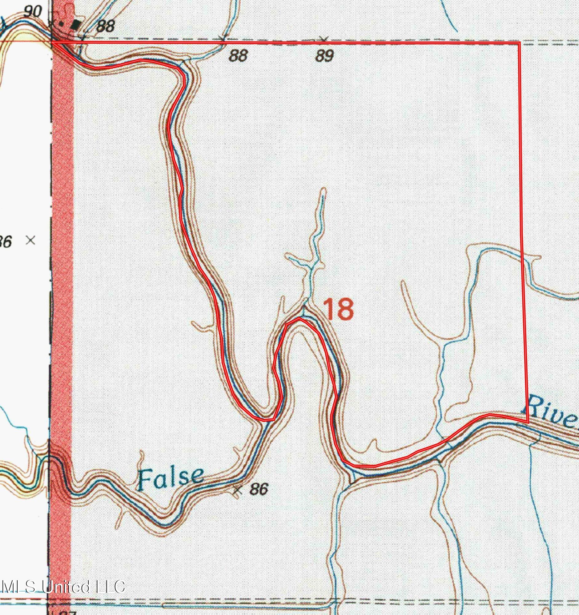 0 Priddy Road Rolling Fork, MS 39159 - Photo 55 of 56 Sharkey 256.11 Topo Map