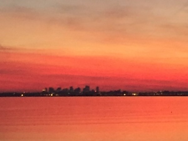 75 Puritan Road, Unit 1 Swampscott, MA 01907 - Photo 16 of 17 a view of lake and sunset