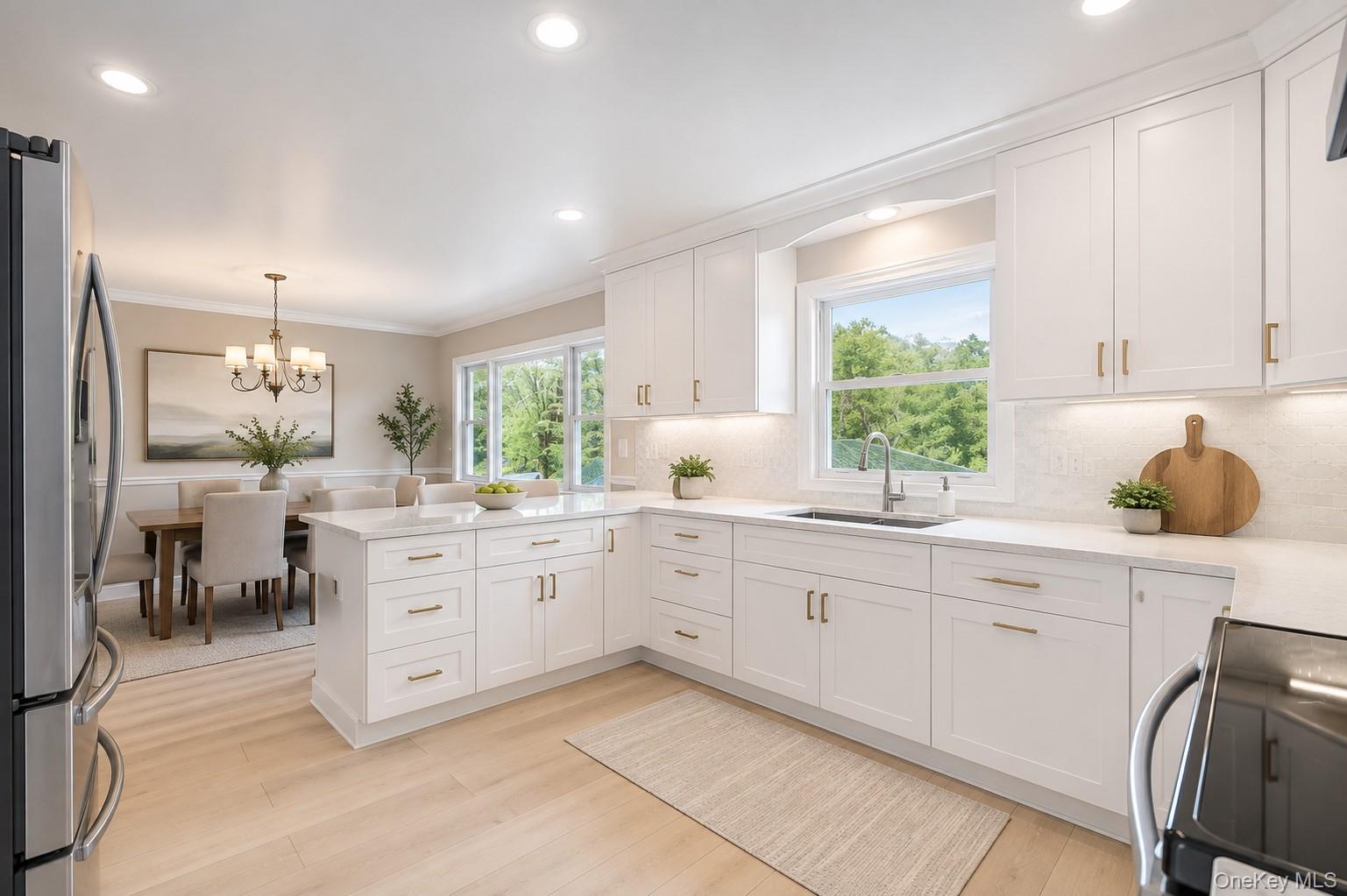 Virtually Staged Kitchen