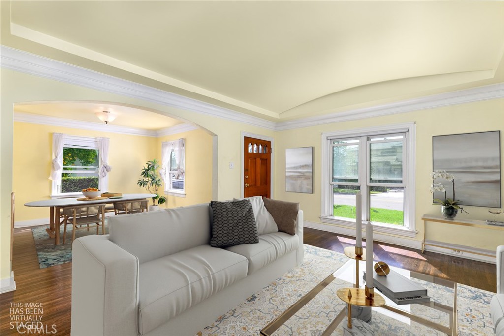 9959 Garibaldi Avenue Arcadia, CA 91007 - Photo 5 of 51 a living room with furniture and a large window