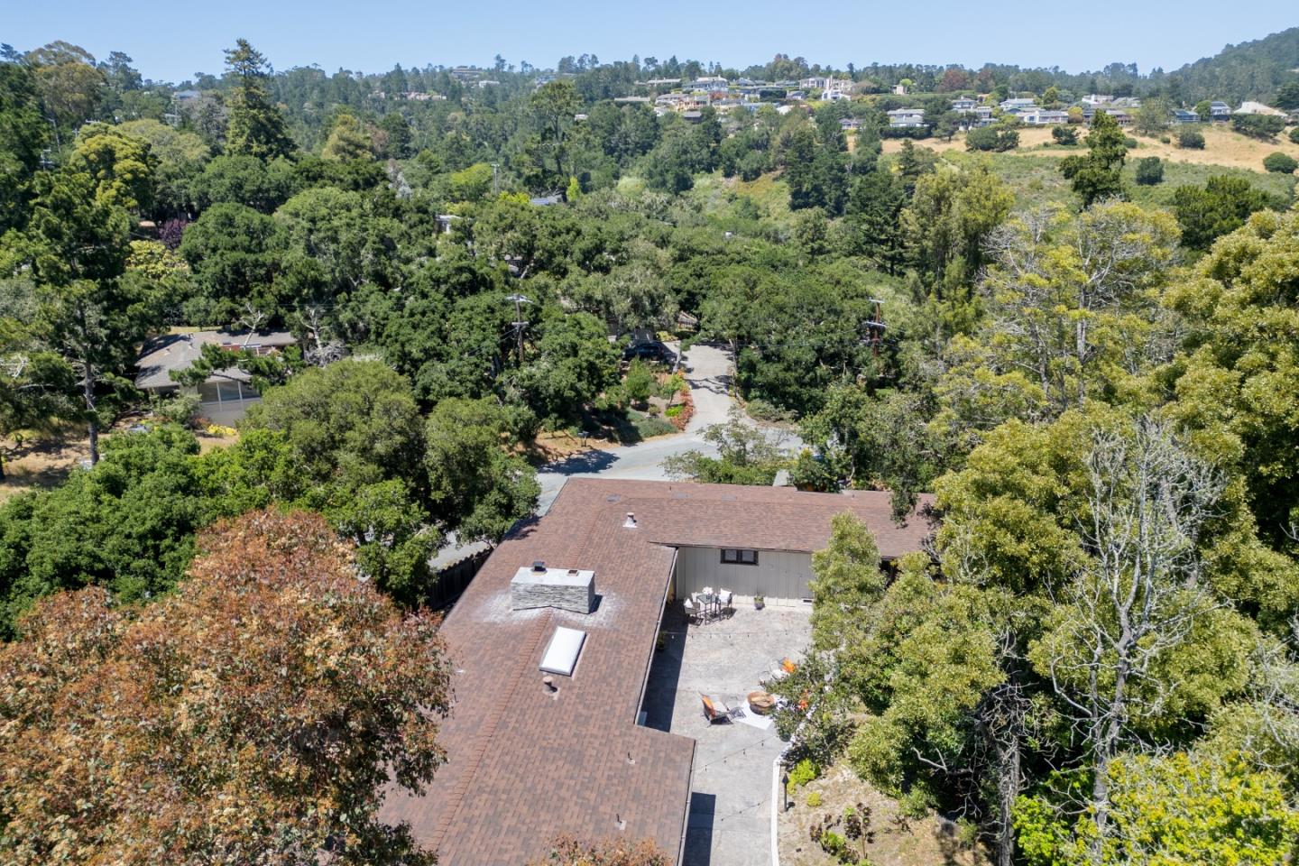 25165 Stewart Place Carmel, CA 93923 - Photo 51 of 51 an aerial view of a house with a yard