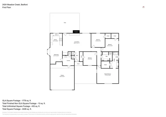 $370,000 | 2424 Meadow Creek, Bedford, TX 76021