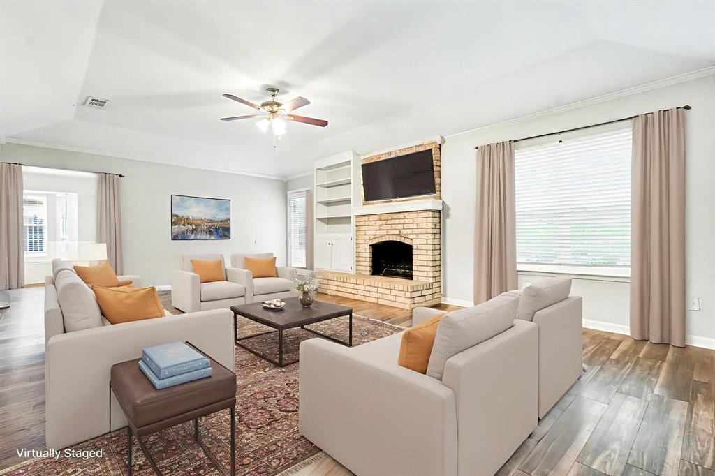 2424 Meadow Creek Bedford, TX 76021 - Photo 3 of 24 Virtually Staged Living Room